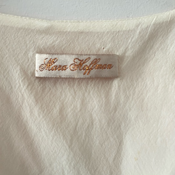 Mara Hoffman Moroccan Cityscape Ombre Sleeveless Silk Blouse Top Small - Picture 5 of 9